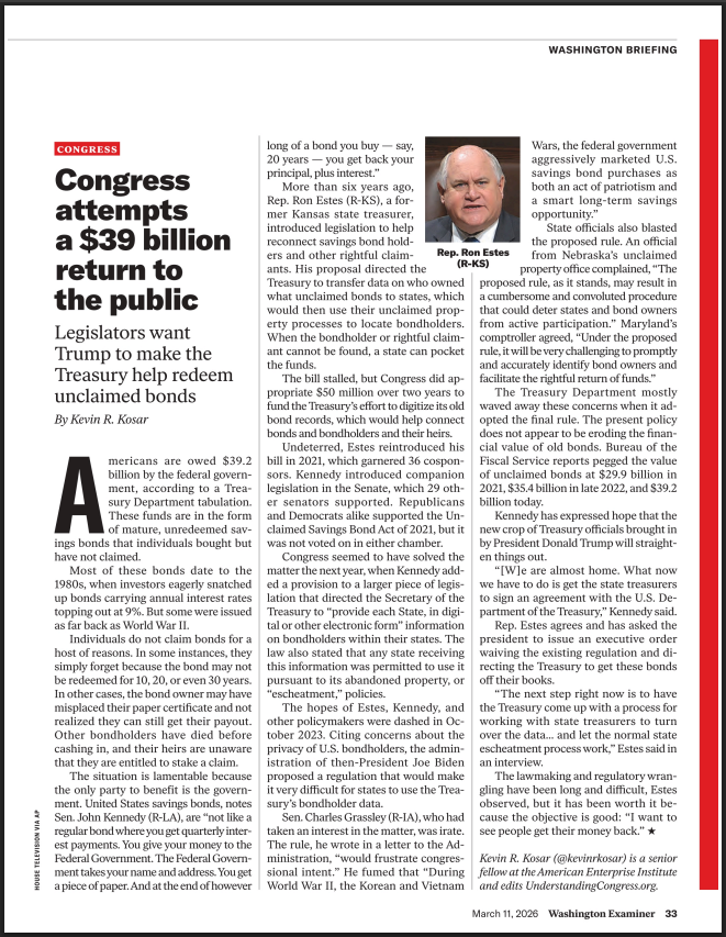 Congress Attempts a $39 Billion Return to the Public